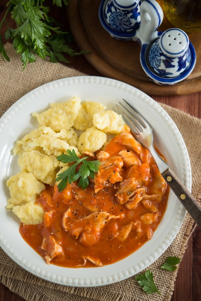 Authentic Chicken Paprikash