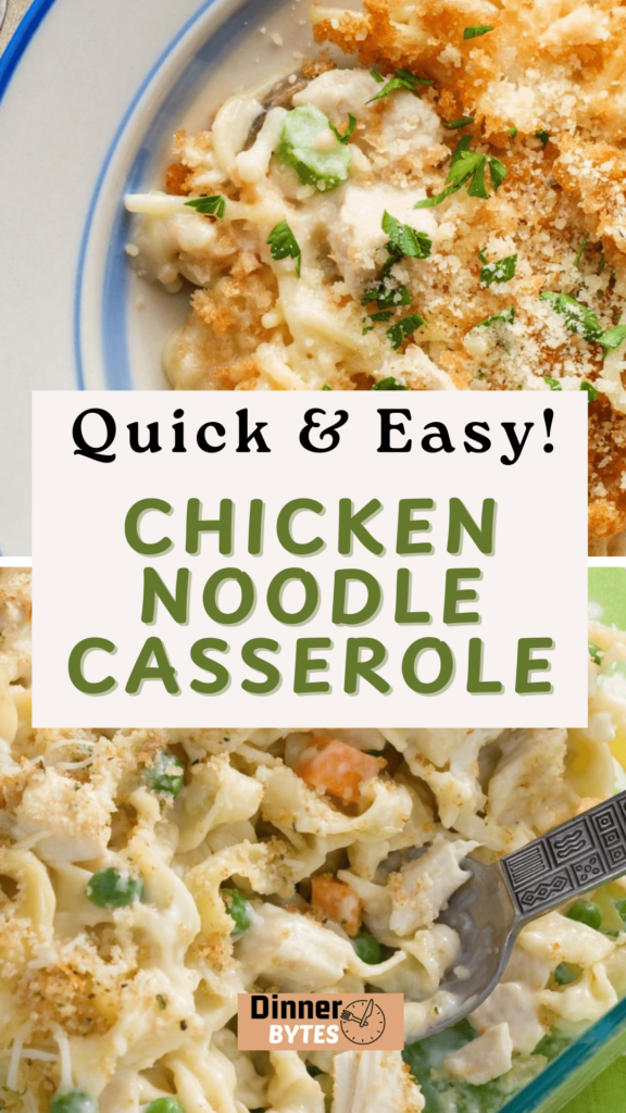 Cheesy Chicken Noodle Casserole