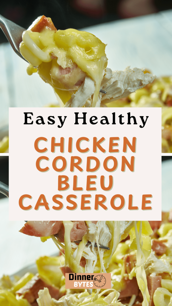 Easy Chicken Cordon Bleu Casserole