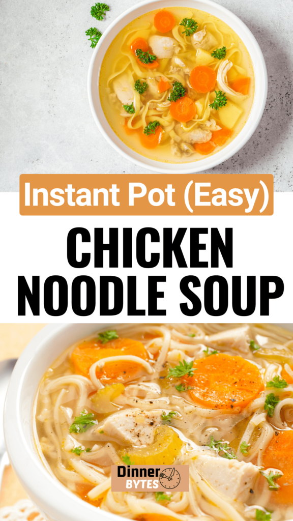 Easy Instant Pot Chicken Noodle Soup