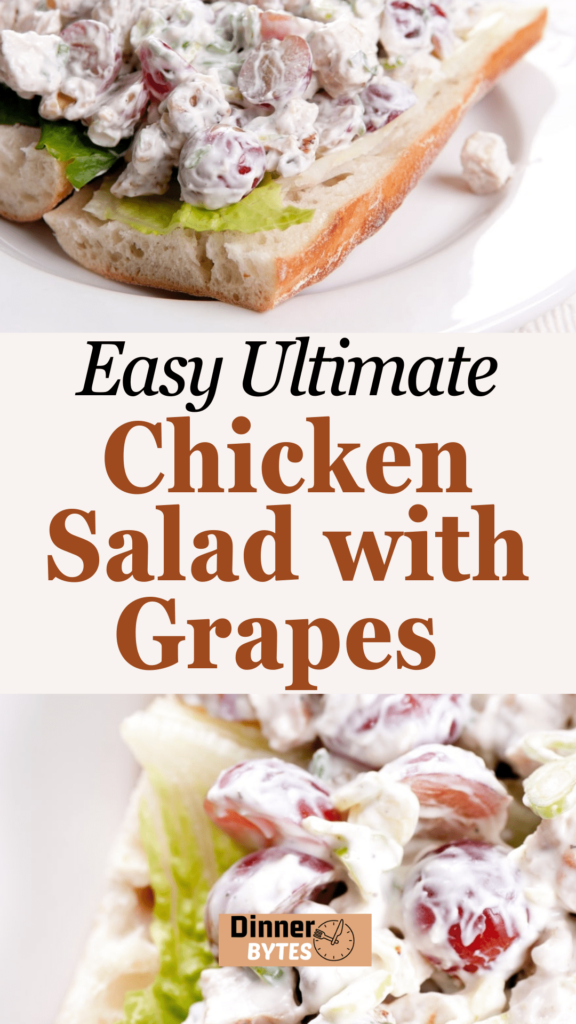 Easy Chicken Salad with Grapes