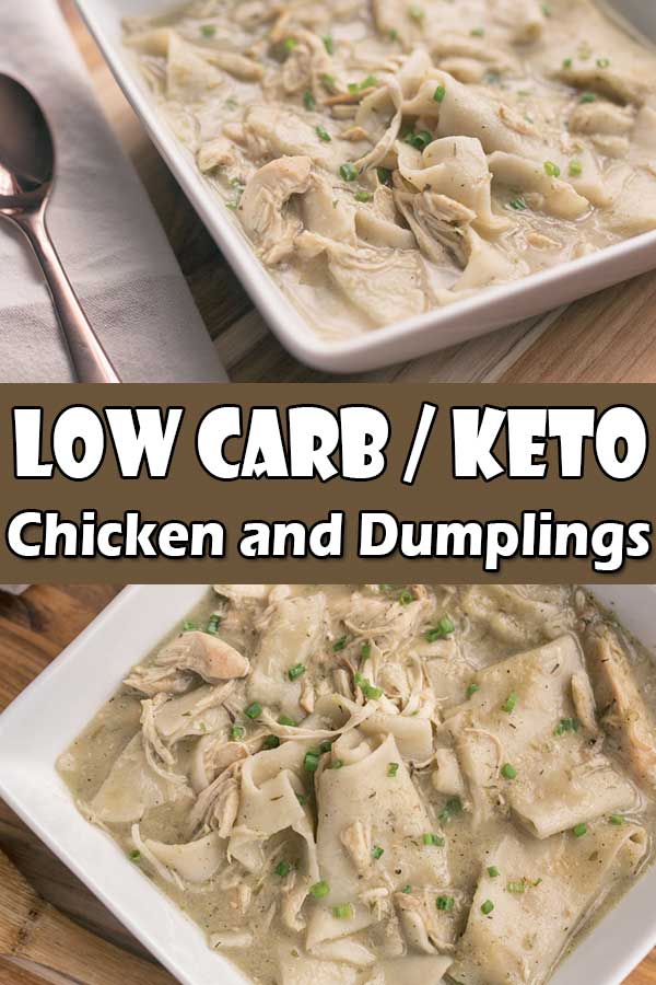 Keto Low Carb Chicken and Dumplings