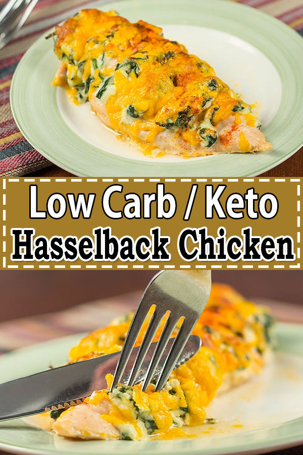 Low Carb Keto Hasselback Chicken