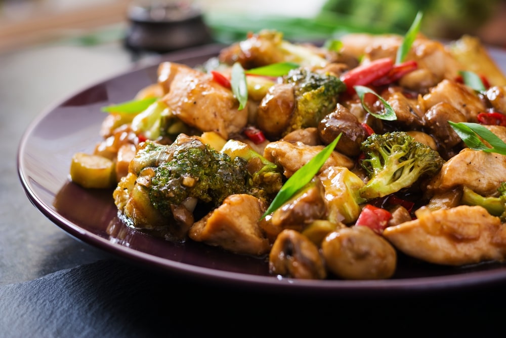 low carb chicken stir fry