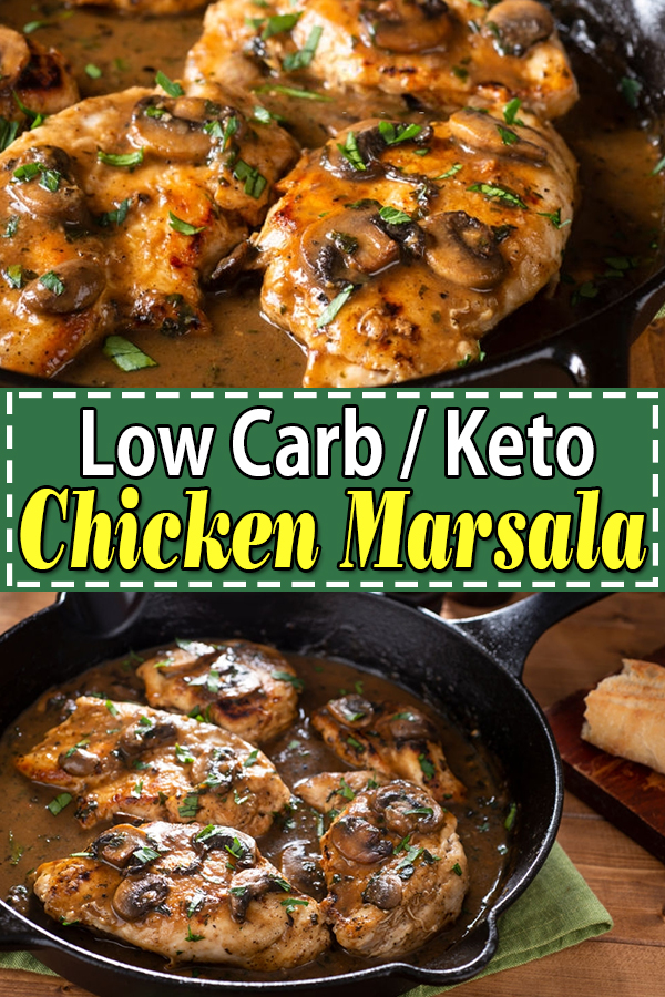 Low Carb Keto Chicken Marsala