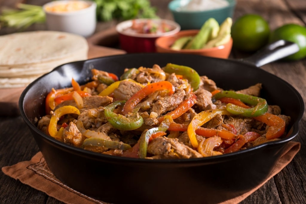 keto chicken fajitas