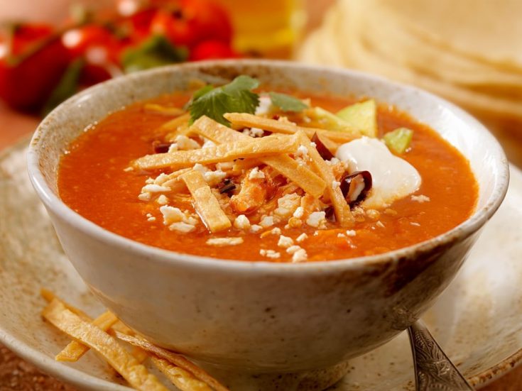 keto chicken tortilla soup