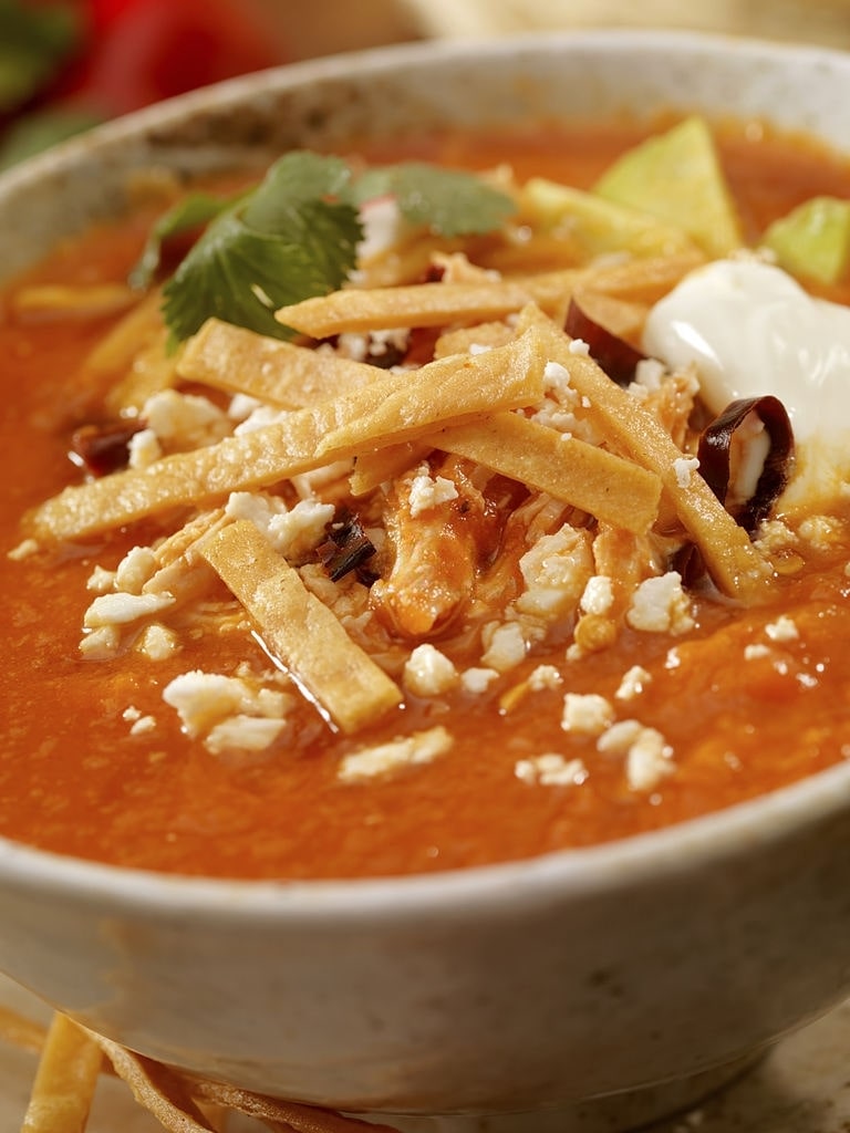 low carb chicken tortilla soup crock pot