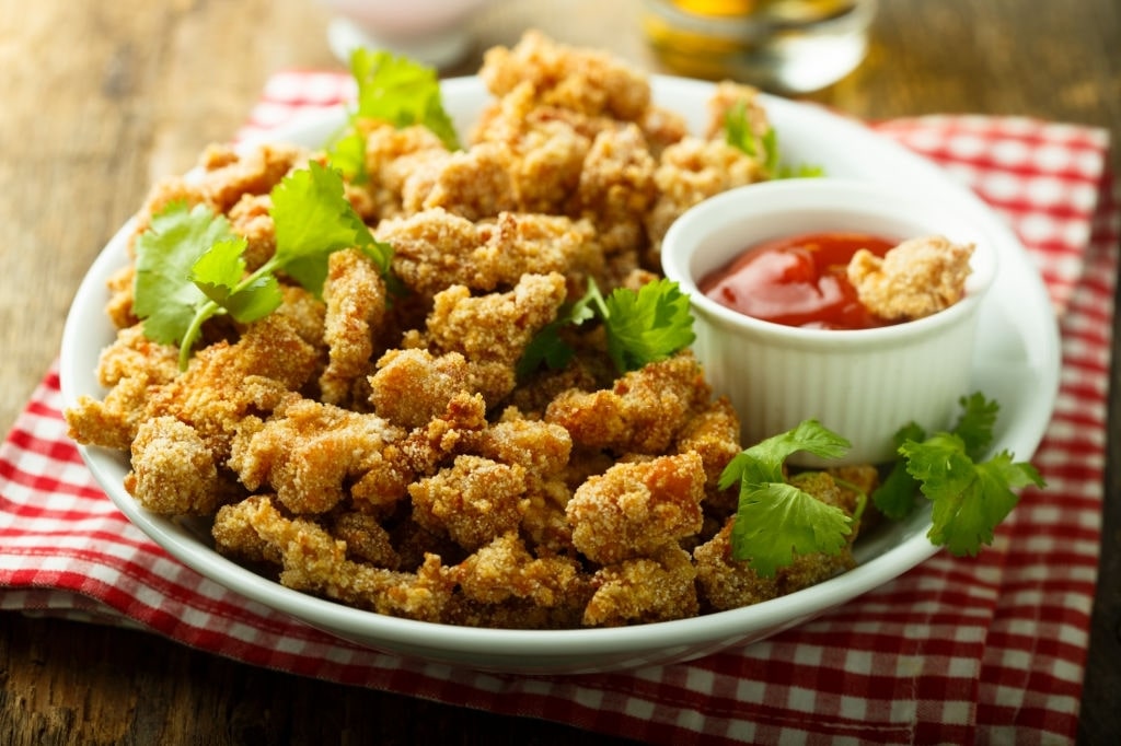 keto popcorn chicken