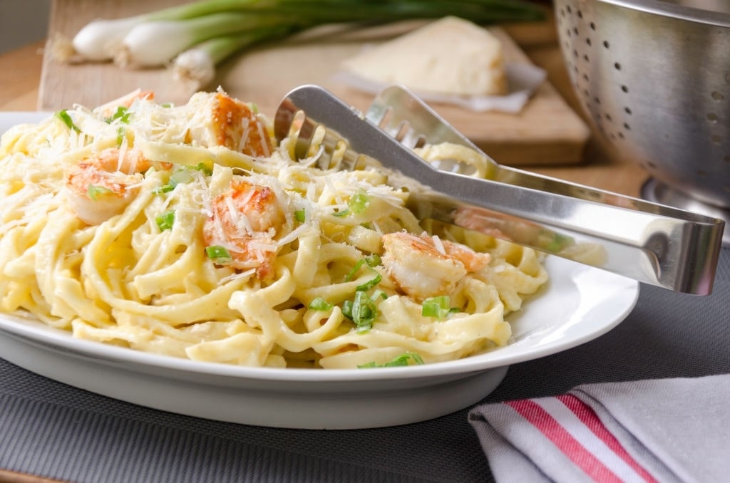 chicken and shrimp alfredo pasta recipe