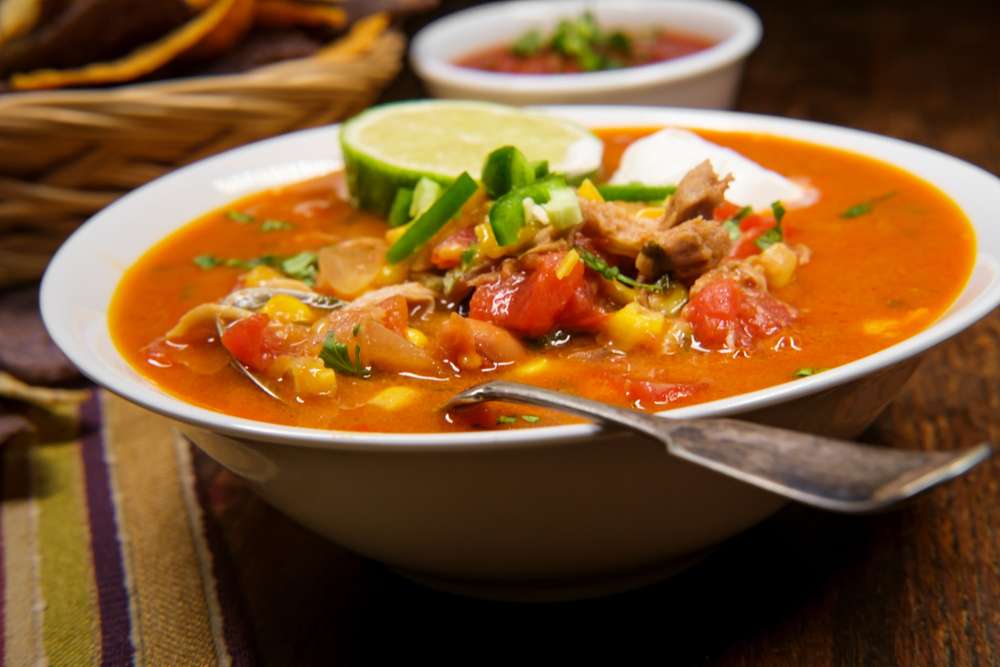 quick keto chicken taco soup