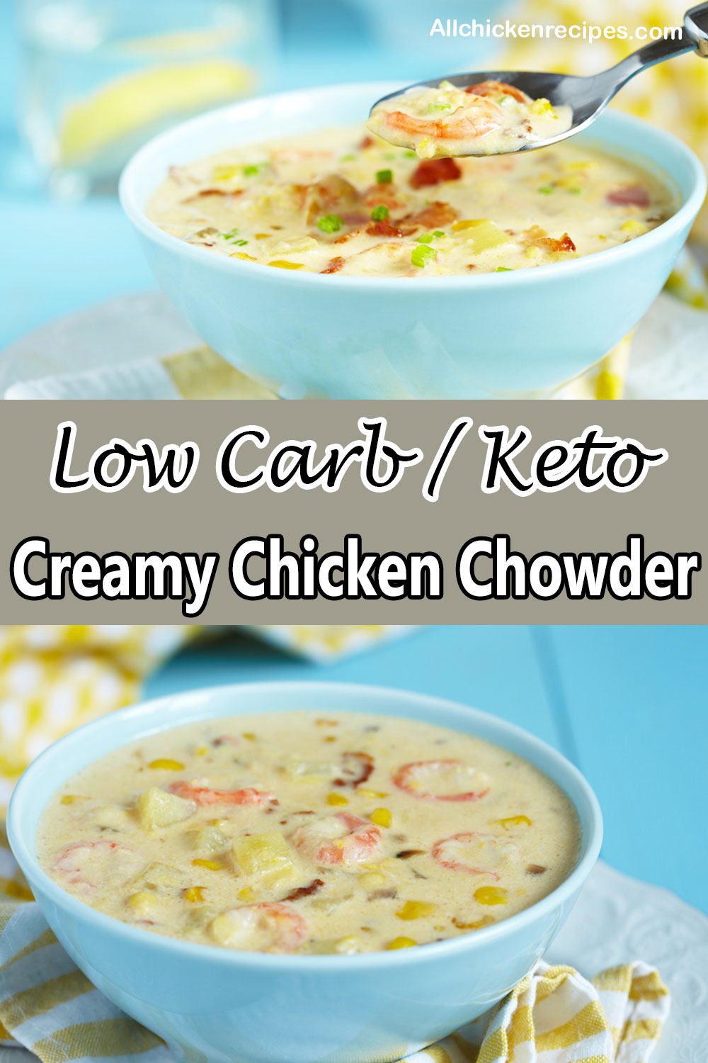 Low Carb Keto Chicken Chowder