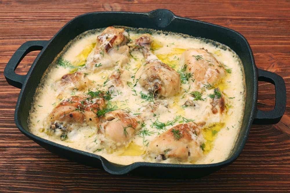 low carb creamy garlic chicken