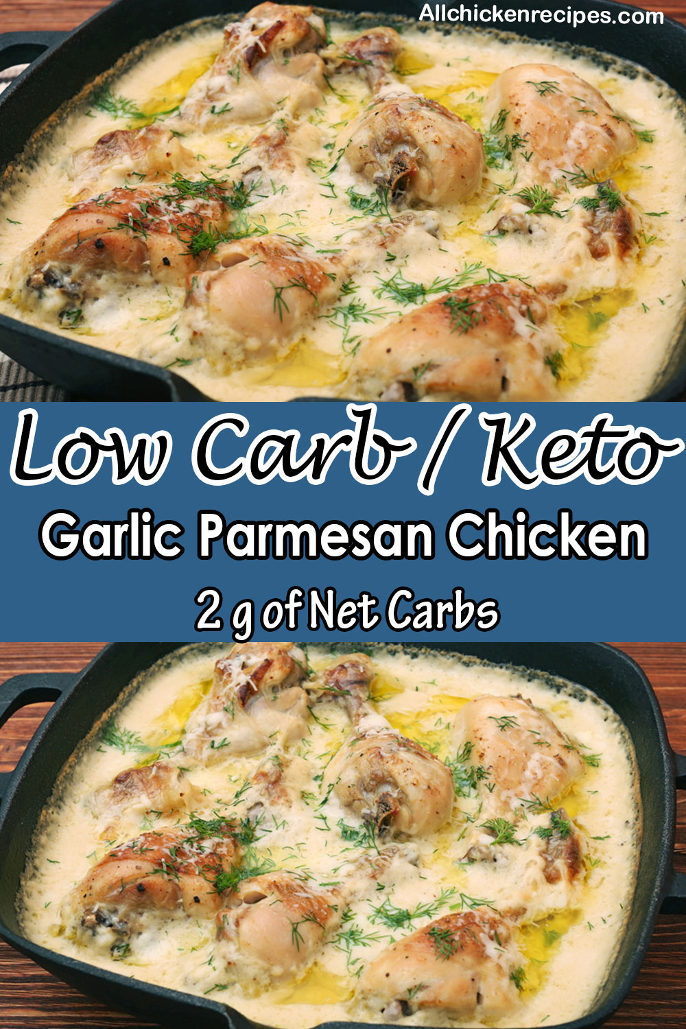 low carb keto garlic chicken