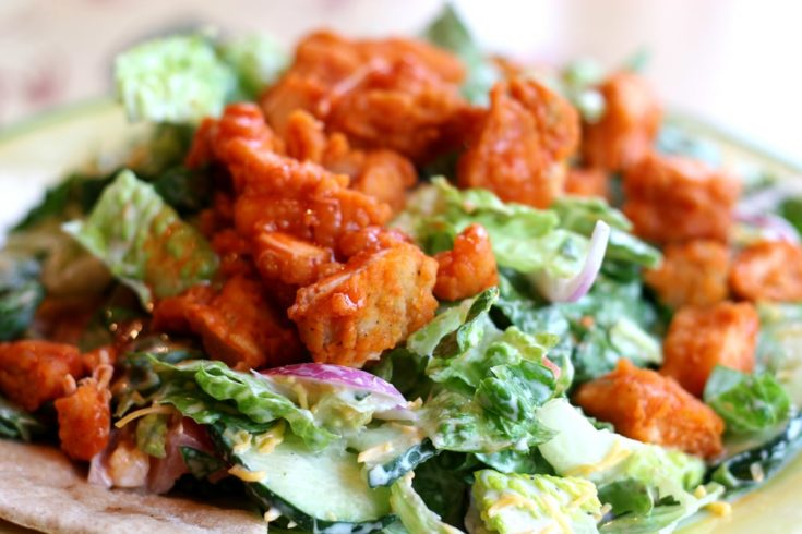 keto buffalo chicken salad