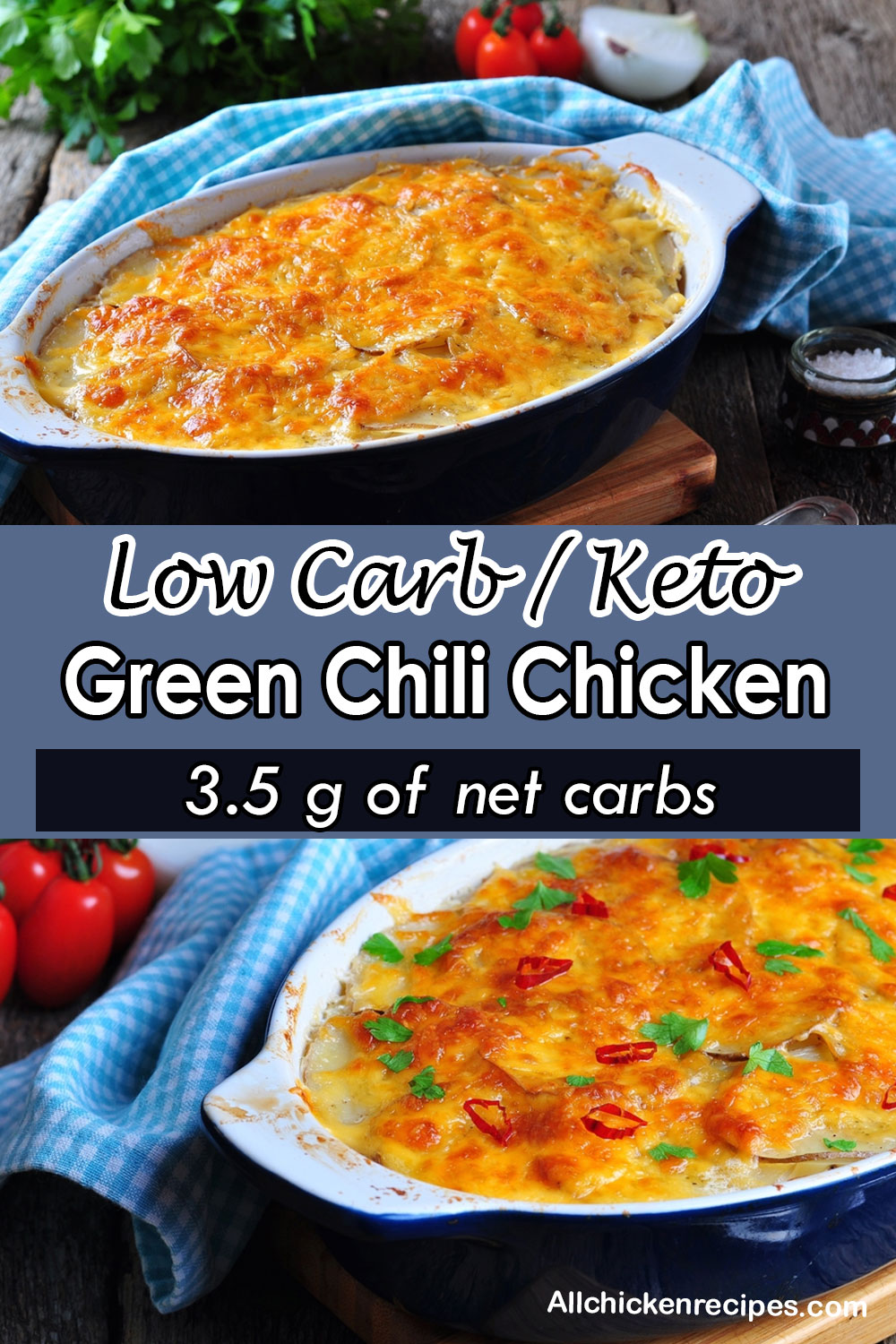 low carb Keto Green Chili Chicken