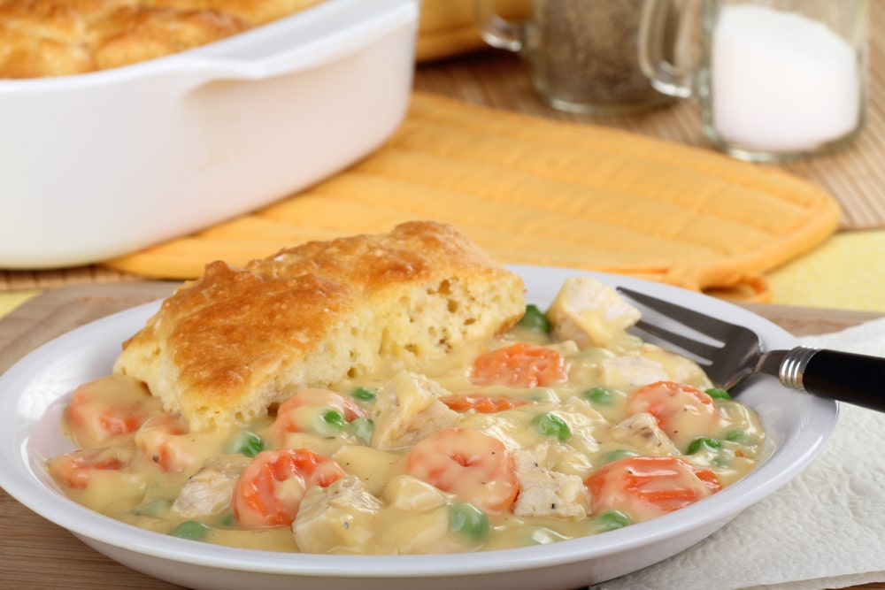 low carb chicken pot pie casserole