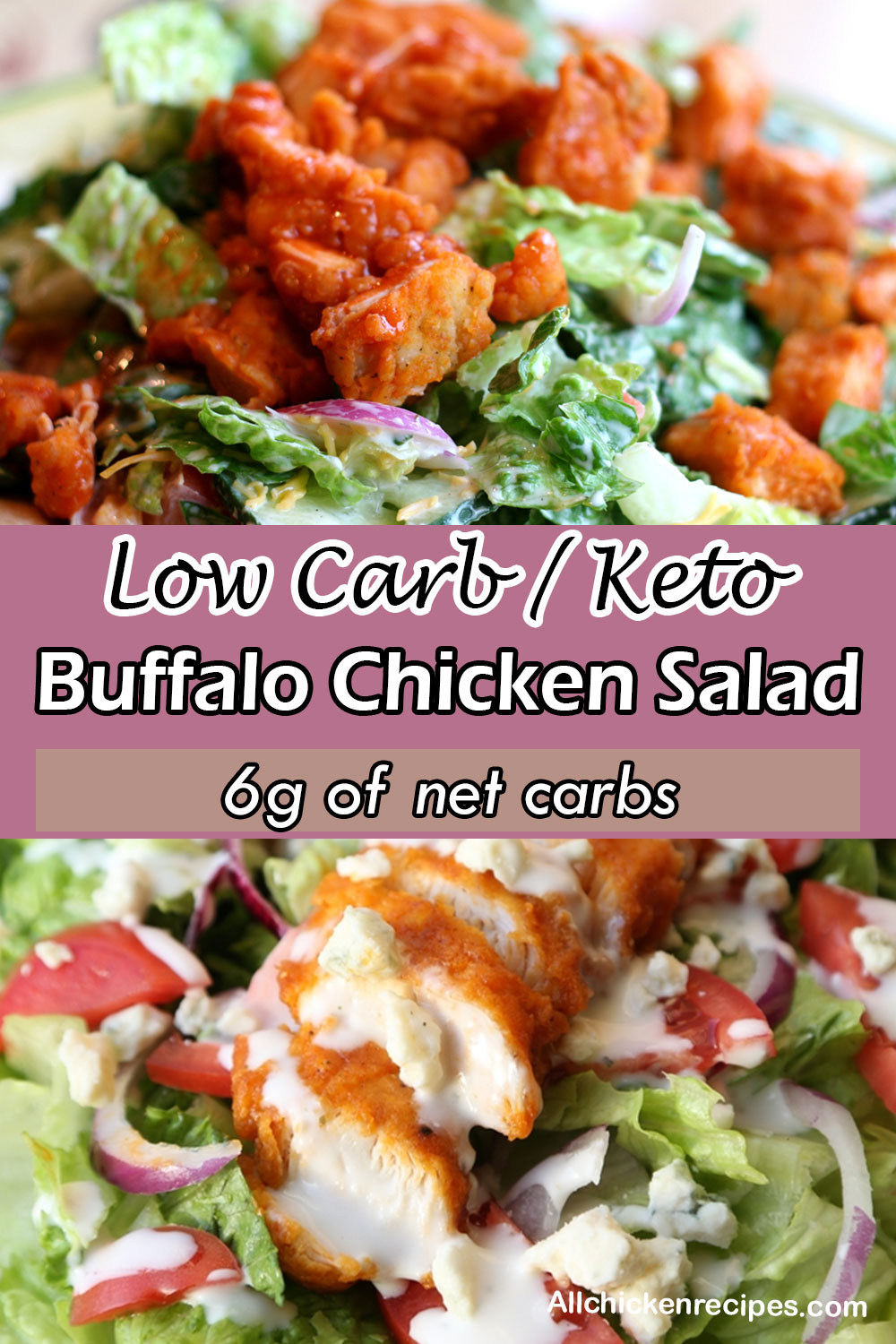 low carb keto buffalo chicken salad