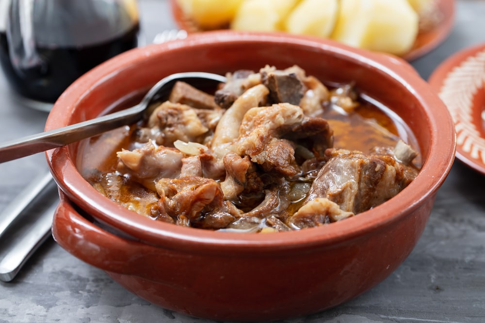 chicken adobo with potatoes and carrots