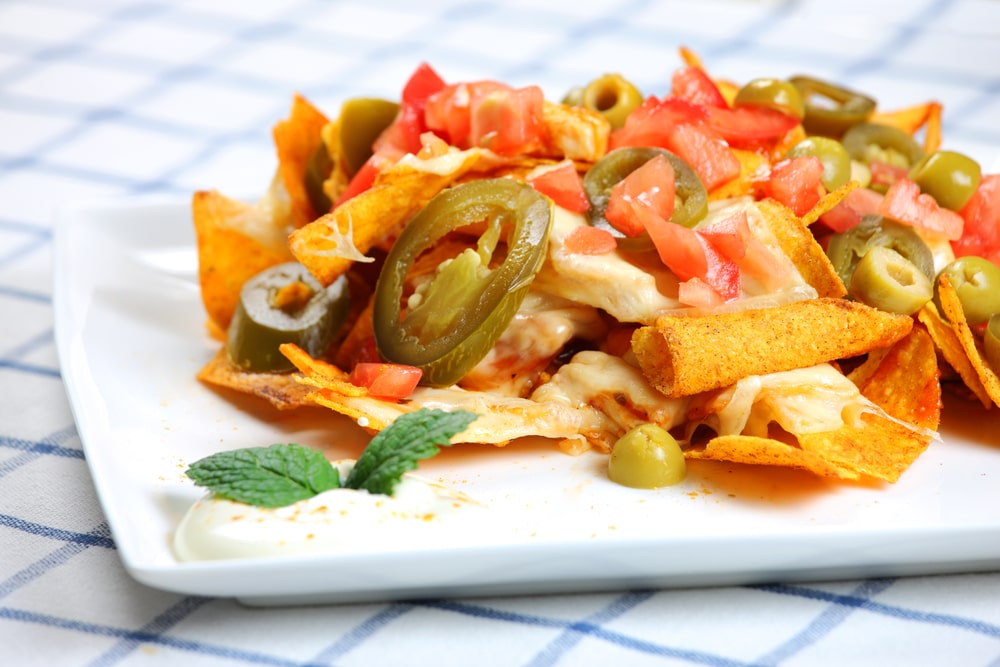 crockpot creamy chicken nachos recipe