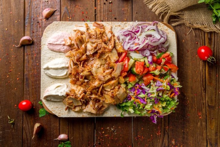 Oven Roasted Chicken Shawarma