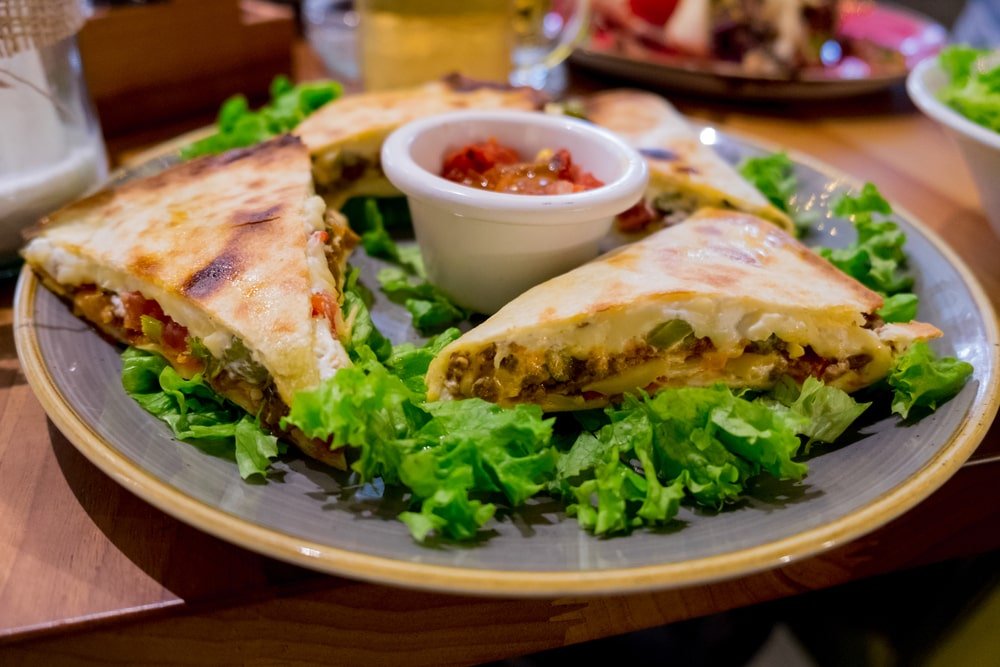 applebee's burger quesadilla