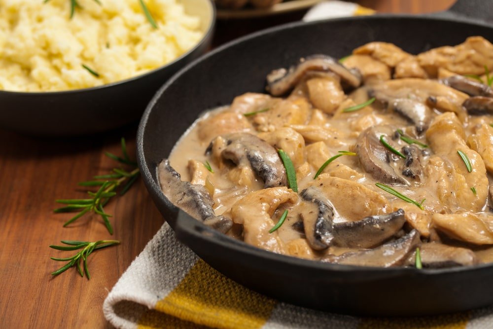 healthy chicken stroganoff slow cooker