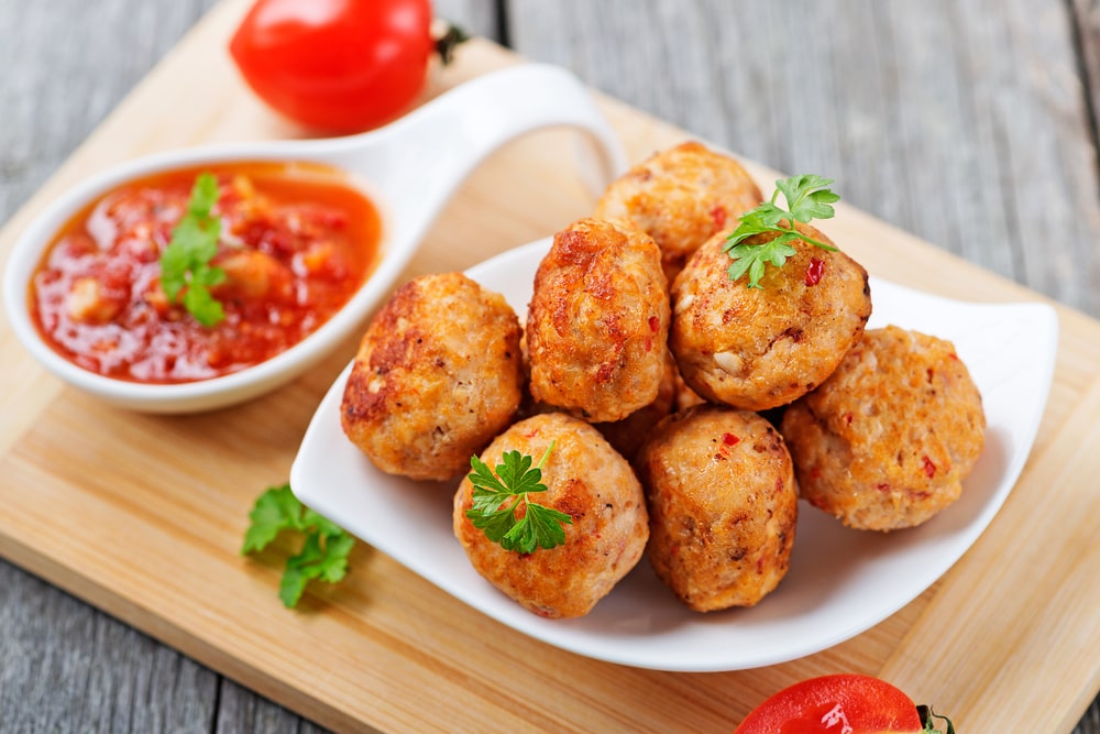 keto chicken meatballs