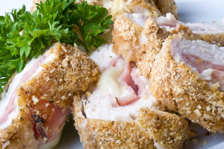 slow cooker chicken cordon bleu