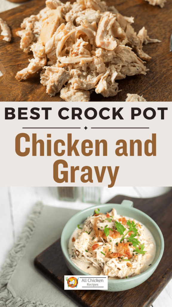 Easy Crockpot Chicken and Gravy