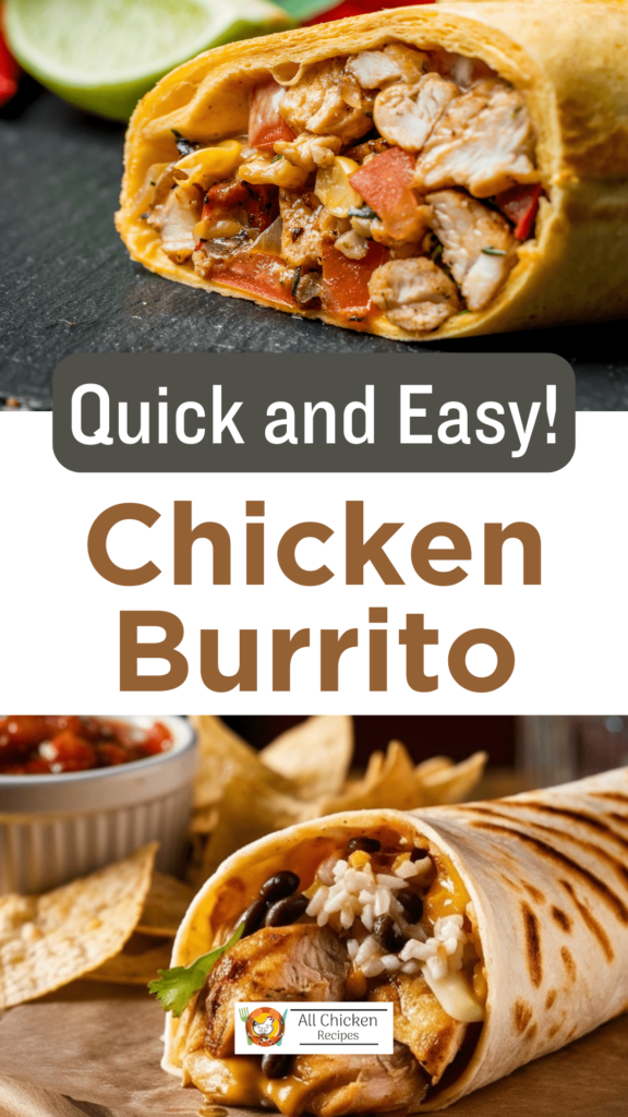 Quick Chicken Burrito