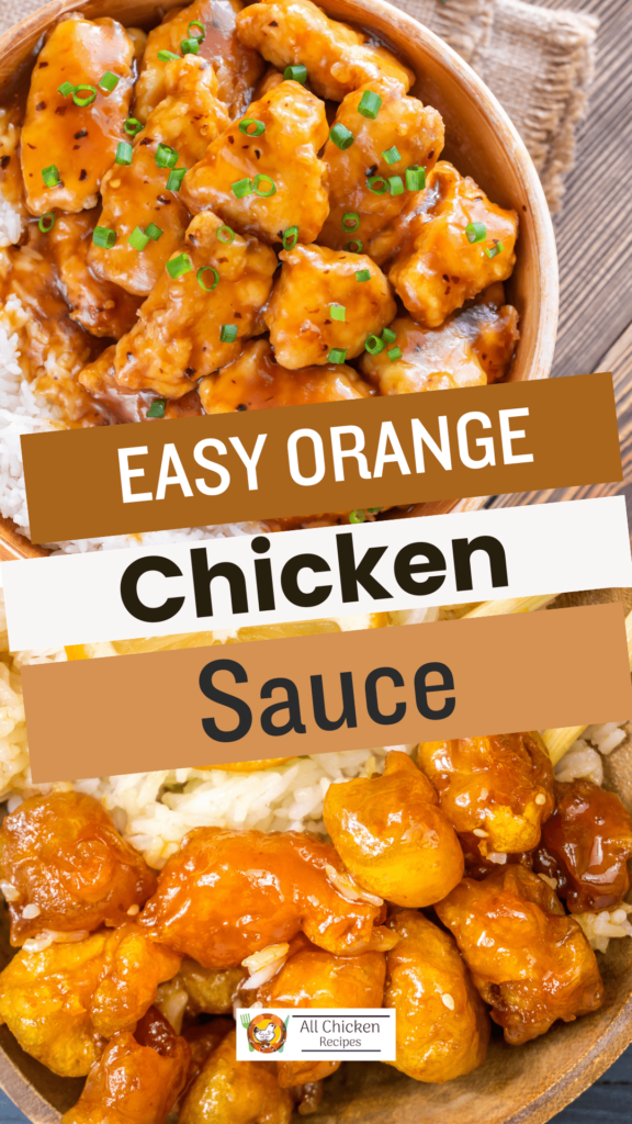 Easy Orange Chicken Sauce