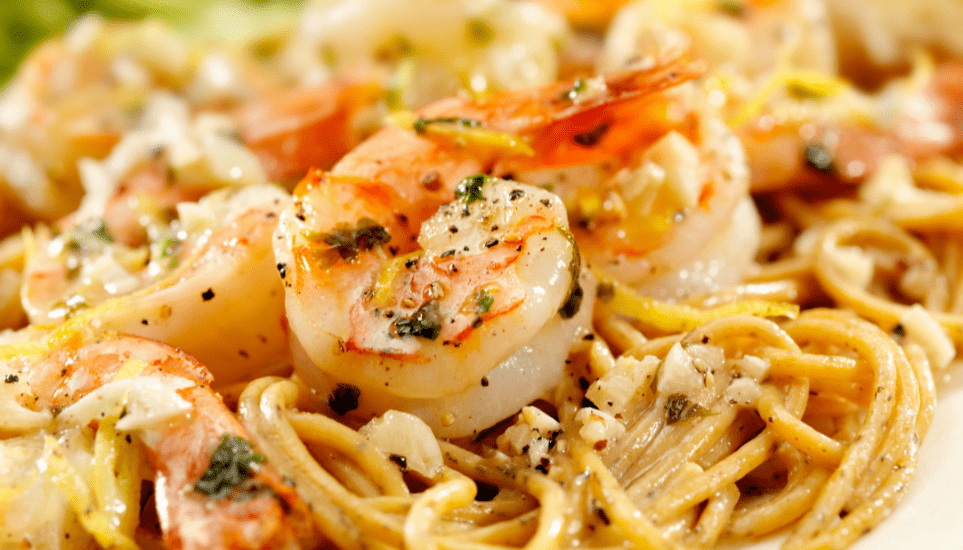 Easy shrimp scampi