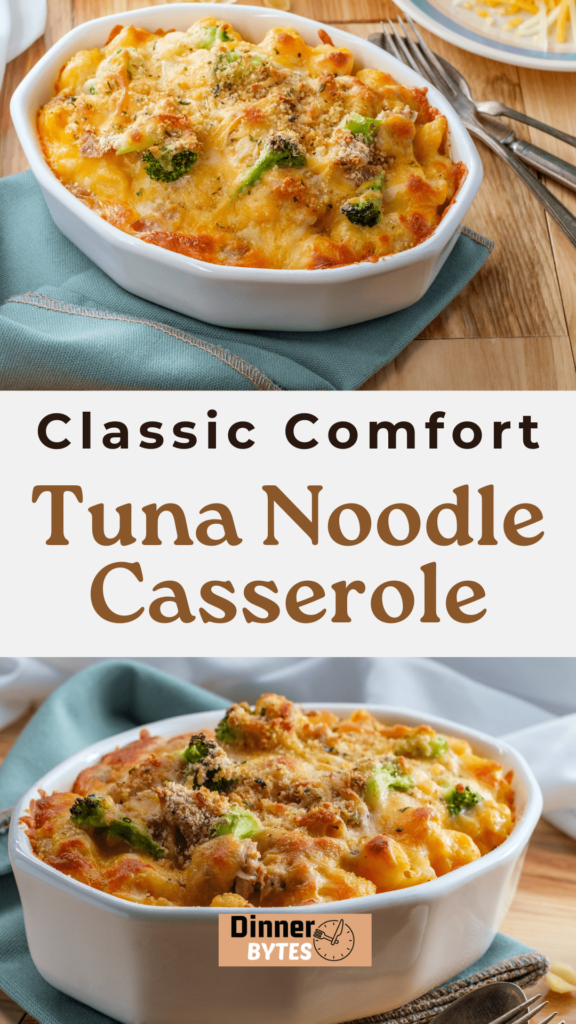 Easy tuna noodle casserole