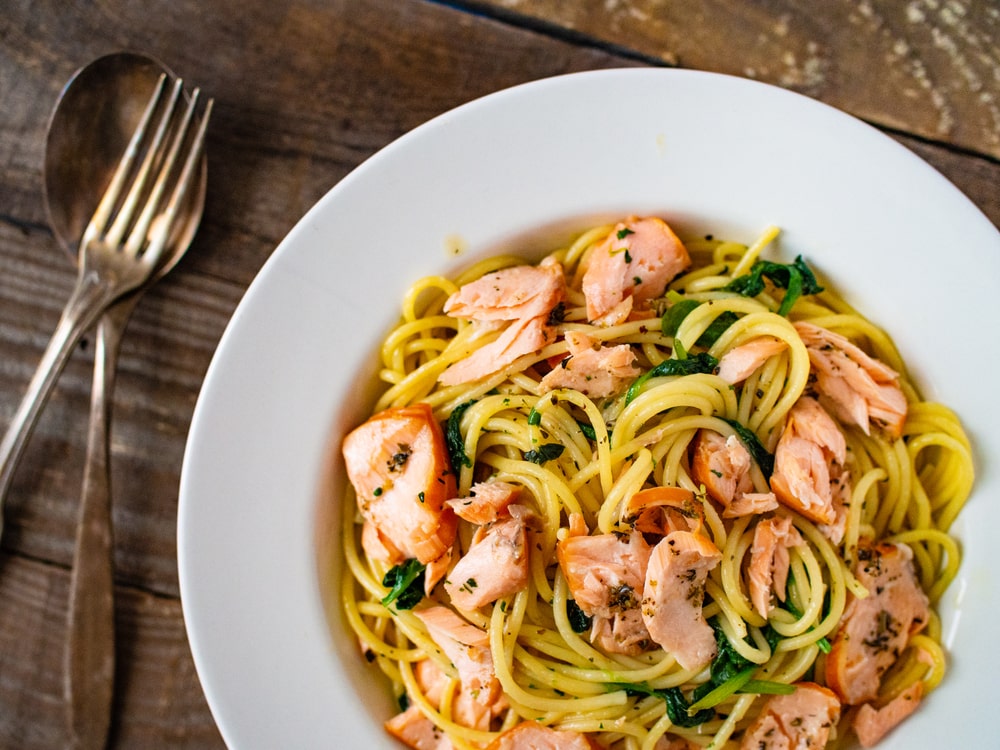 Easy Salmon Pasta