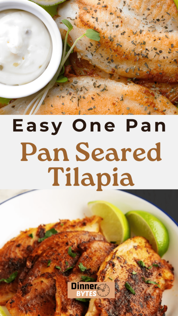 Pan Seared Tilapia Recipe