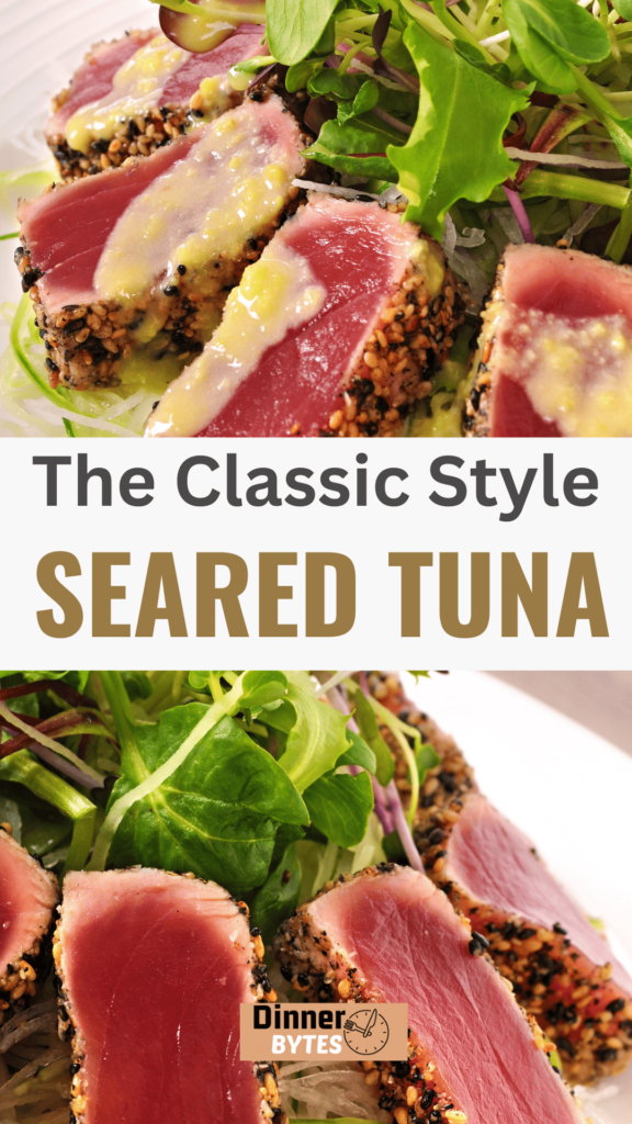 Seared Tuna Recipe