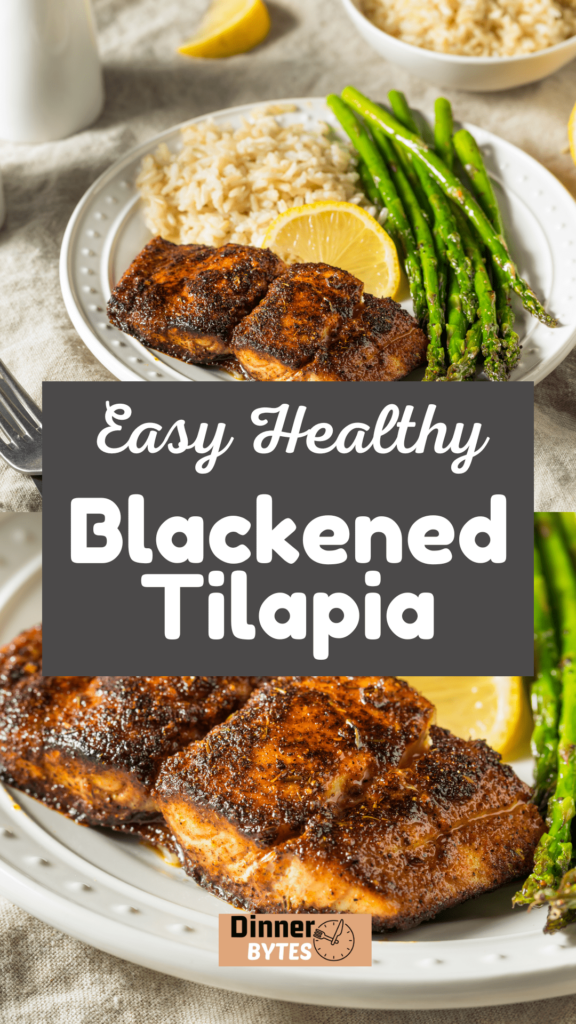 Simple Blackened Tilapia