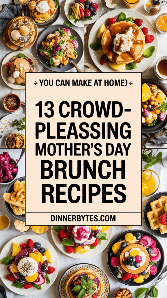 Crowd-Pleasing Mother’s Day Brunch Recipe Ideas