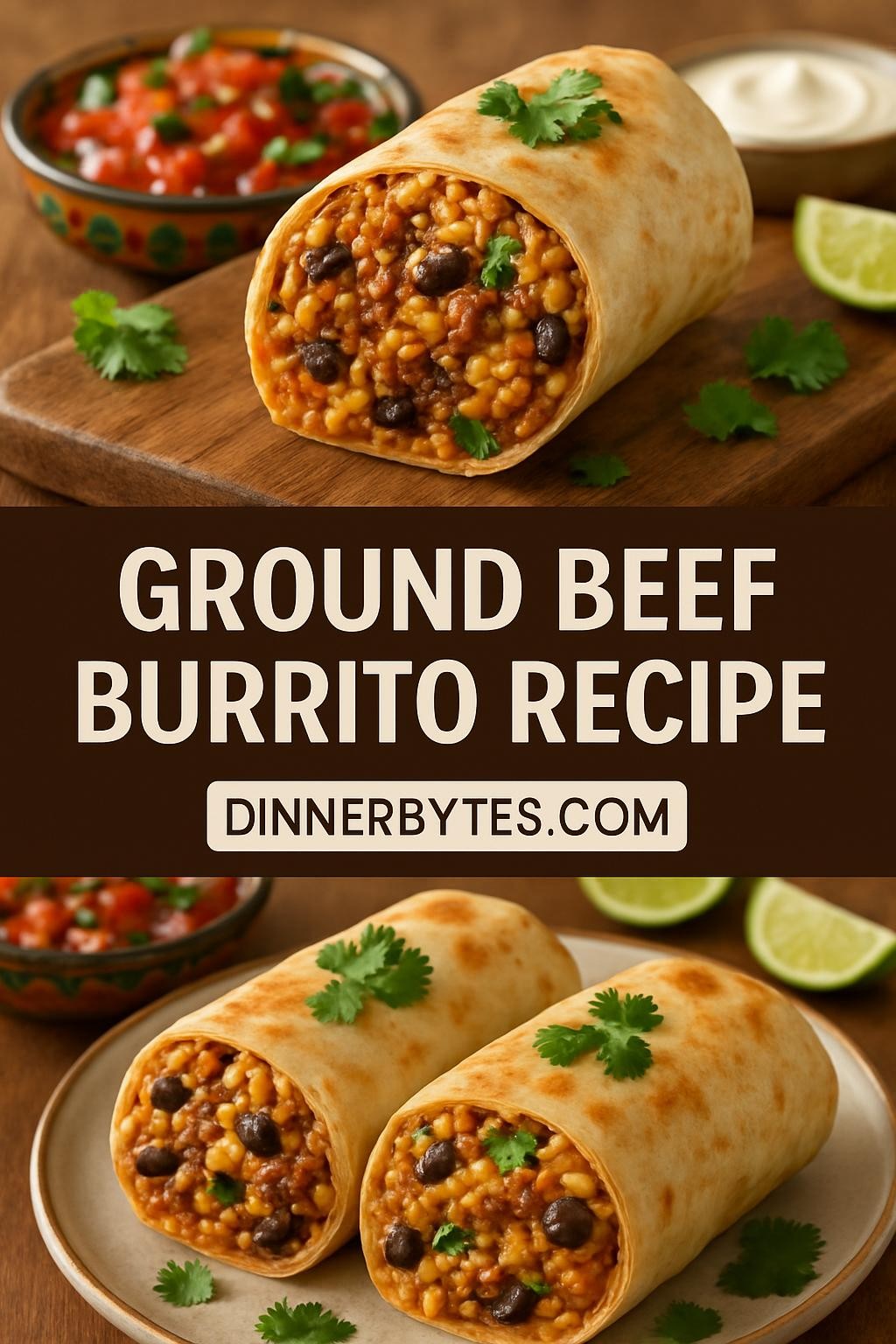 ground beef burrito recipe
