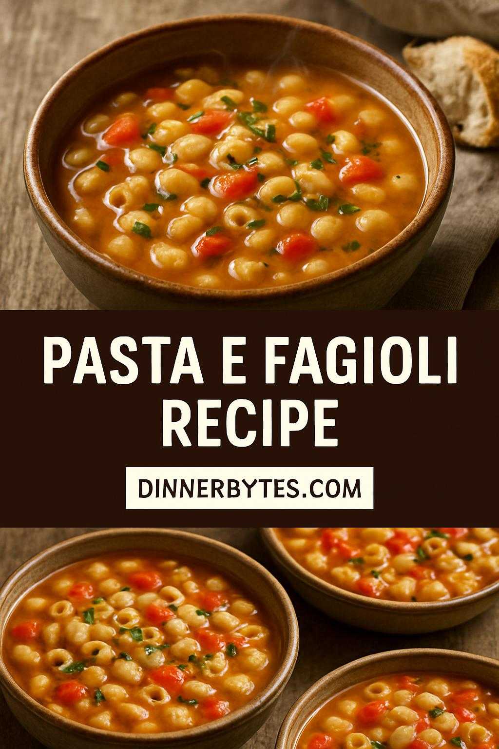 pasta e fagioli recipe