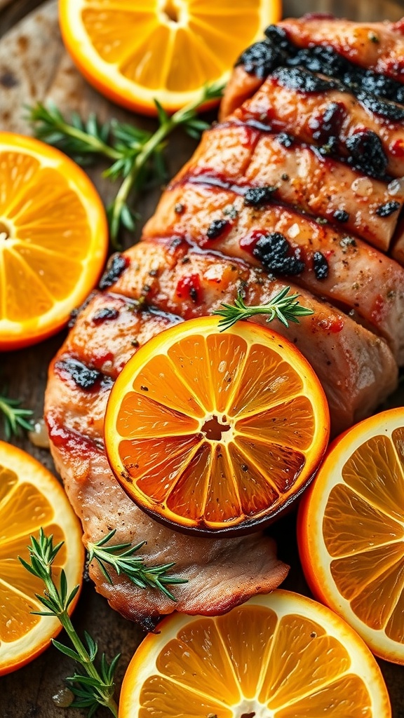 Citrus and Thyme Roasted Pork Tenderloin