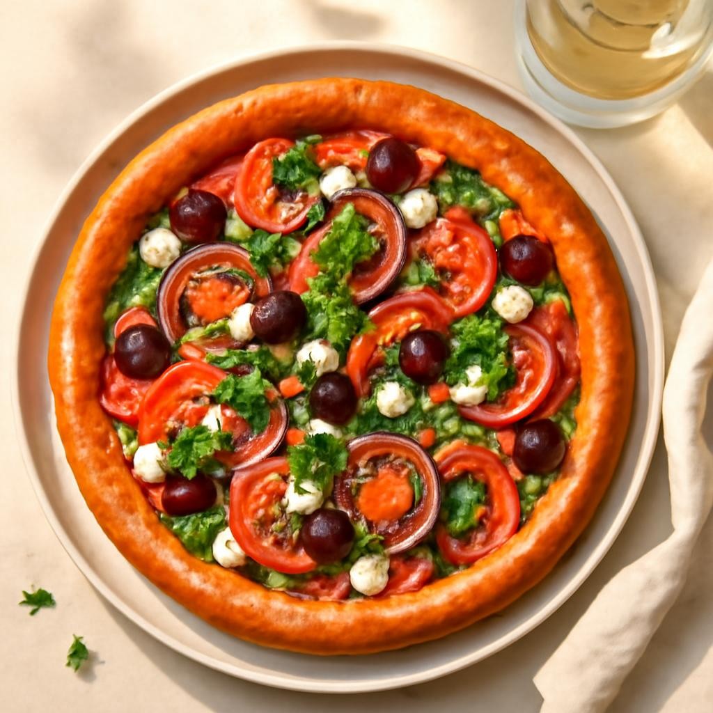 mediterranean pizza recipe
