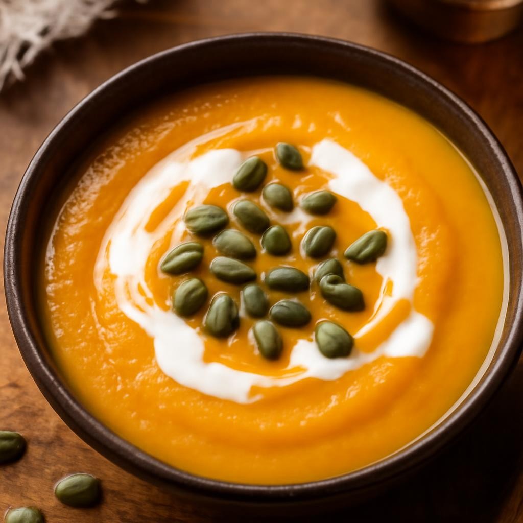 butternut squash apple soup recipe