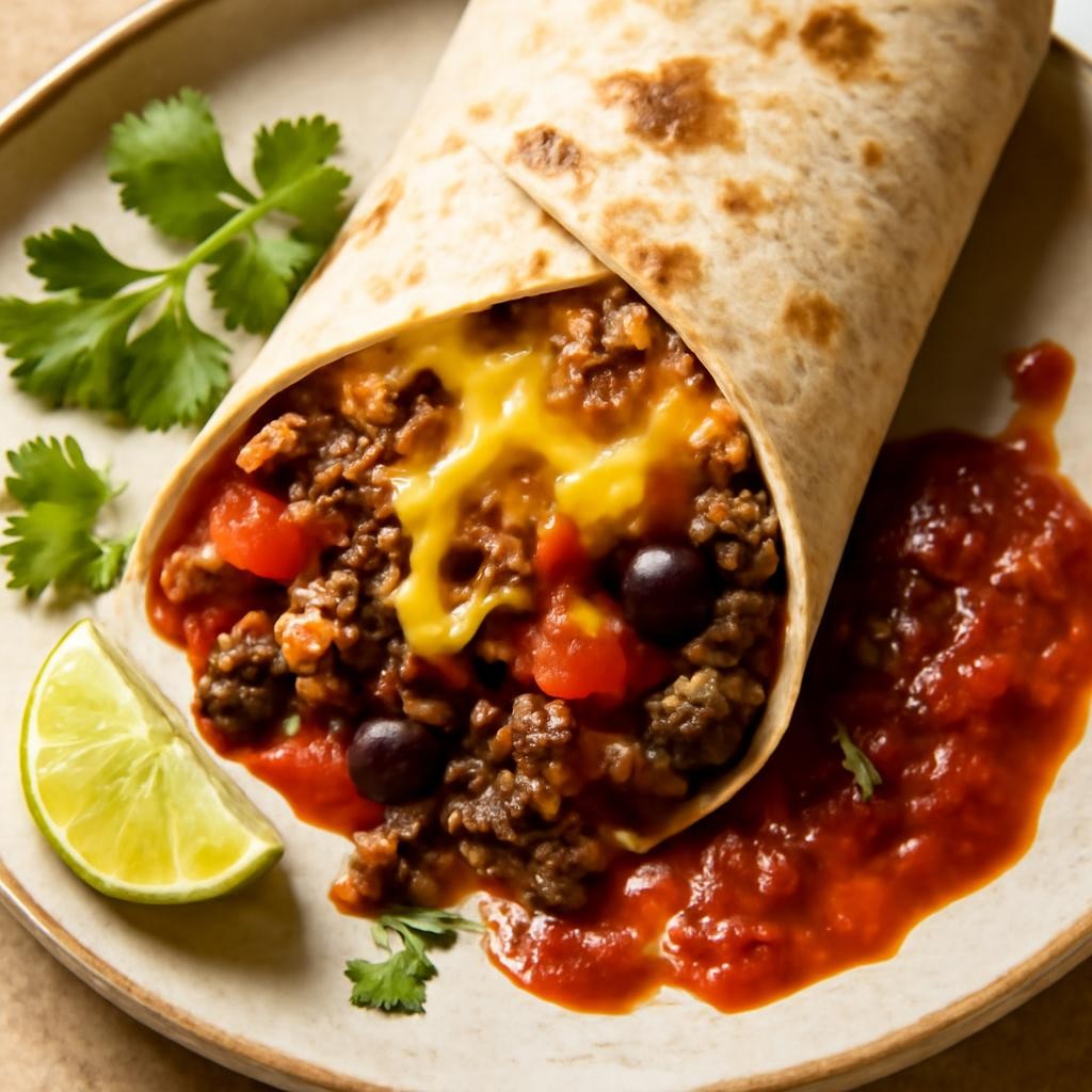 ground beef burrito recipe