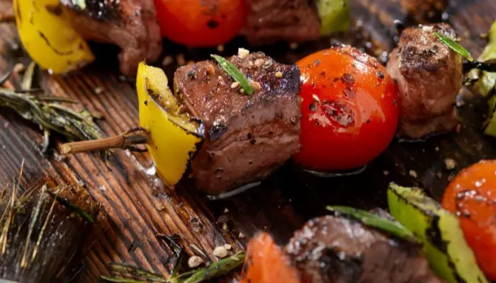 Savory Beef and Vegetable Skewers