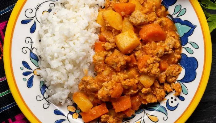 Beef Picadillo with Rice