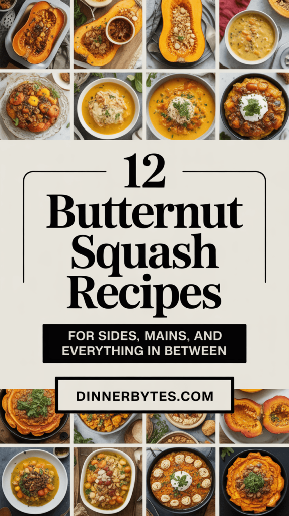 Butternut Squash Recipe Ideas