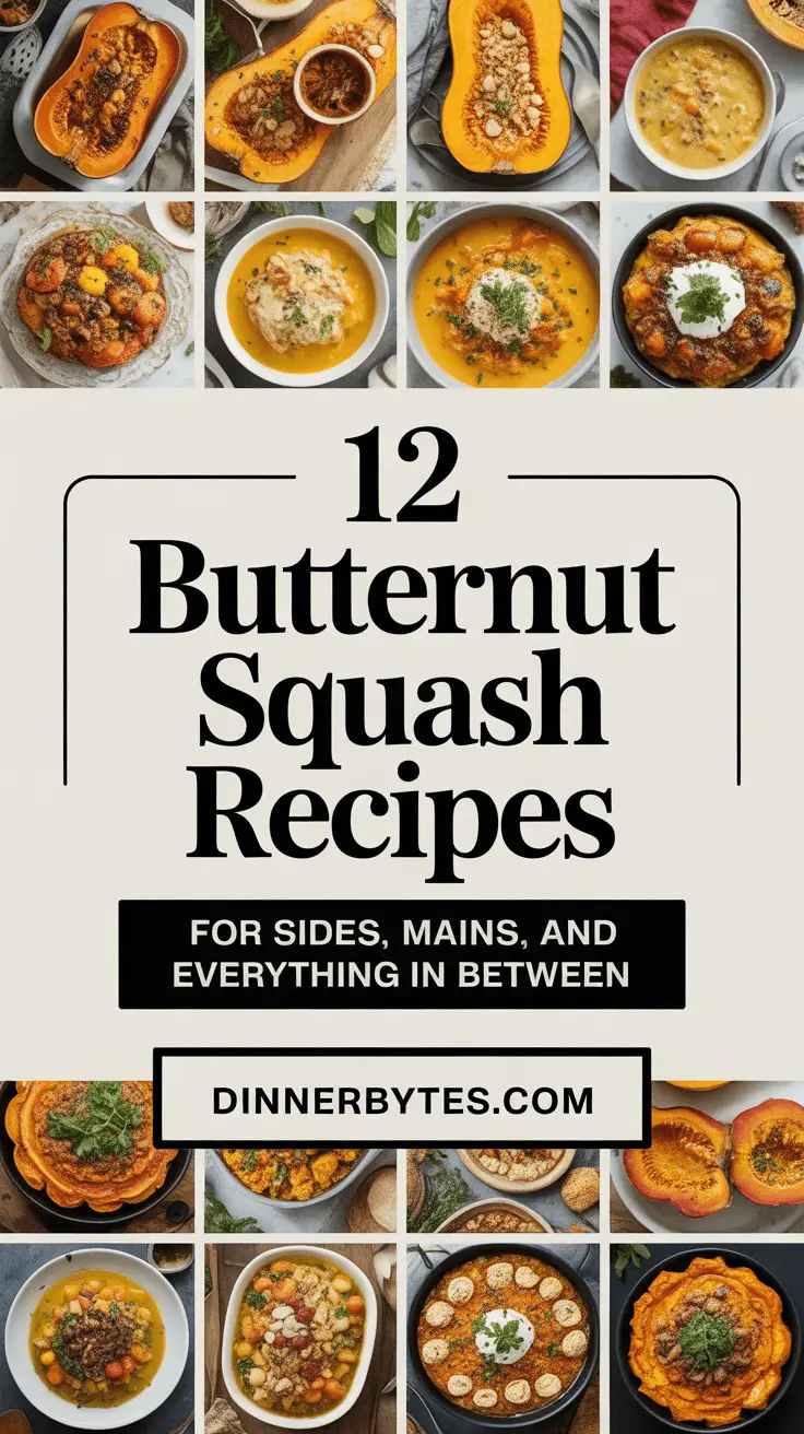 Butternut Squash Recipe Ideas
