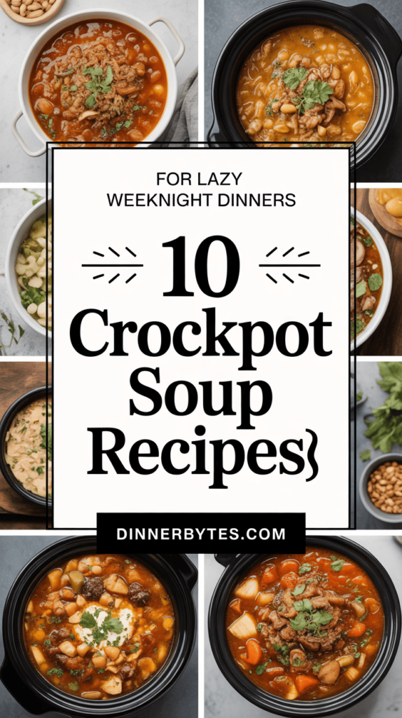 Crockpot Soup Recipe Ideas